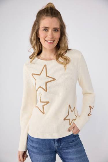 Lieblingsstück Sternenstick-Pullover Discount Store für neue Produkte
