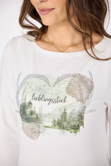 Lieblingsstück Frontmotiv-Shirt Super Rabatt