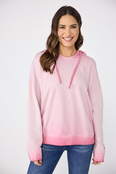 Lieblingsstück Kapuzen-Sweatshirt mit V-Ausschnitt 50% Rabatt für begrenzte Zeit