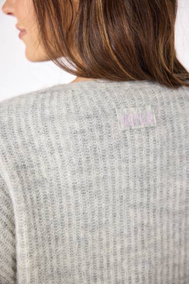 Lieblingsstück Rippenstruktur-Jacke mit Knöpfen Günstiger Verkauf