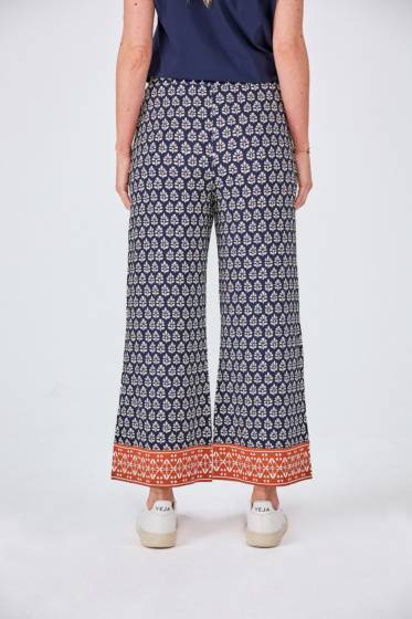 Lieblingsstück Gemusterte Hose mit Bordüre Sonderangebot