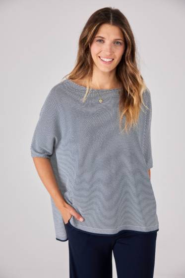 Lieblingsstück 3/4 Arm Strickshirt mit Schlitz Black Friday