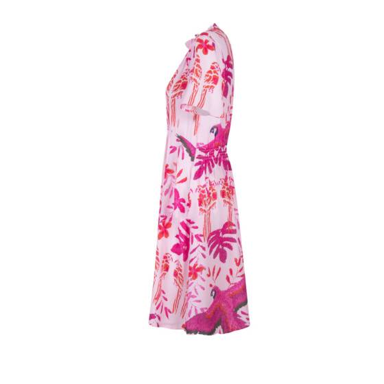 Lieblingsstück Knielanges Kleid mit weitem Arm Heißer Verkauf