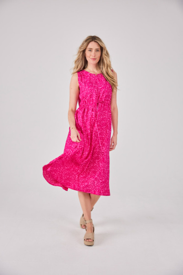 Lieblingsstück Ärmelloses Kleid mit Blumenprint Top Angebot