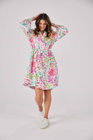 Lieblingsstück Puffärmelkleid mit Paradise Print Neuheiten