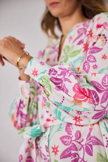 Lieblingsstück Puffärmelkleid mit Paradise Print Neuheiten