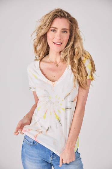 Lieblingsstück T-Shirt mit Batik Motiv Super Sparpreis