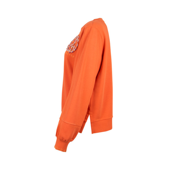 Lieblingsstück Sweatshirt mit Peace Stickerei Letzter Tag
