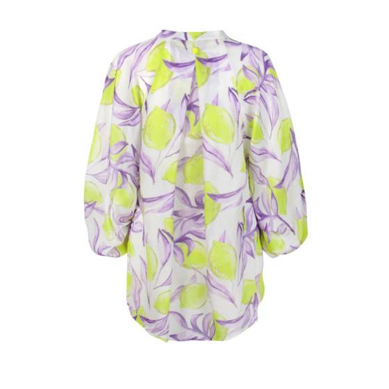 Lieblingsstück Bluse mit Stehkragen und Lemon Print Hotsell