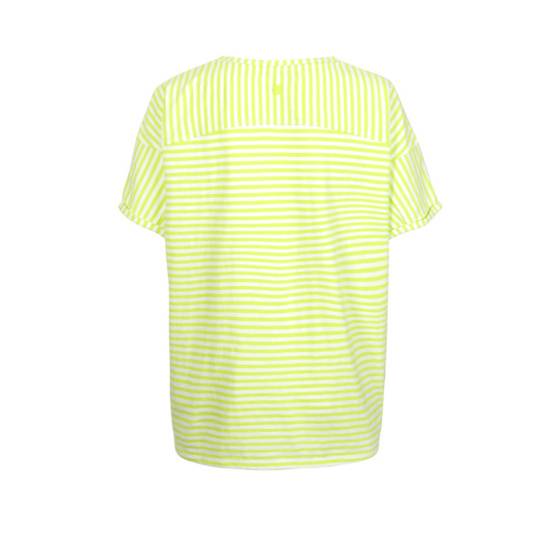 Lieblingsstück Halbarm T-Shirt mit Streifen Lime Schlussverkauf