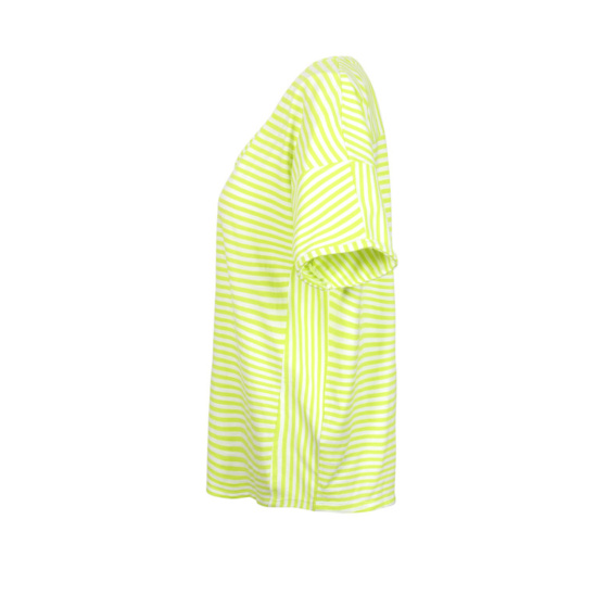 Lieblingsstück Halbarm T-Shirt mit Streifen Lime Schlussverkauf