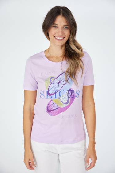 Lieblingsstück Kurzarm T-Shirt Lemon Slices Günstiger Verkauf