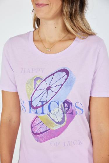 Lieblingsstück Kurzarm T-Shirt Lemon Slices Günstiger Verkauf