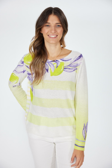 Lieblingsstück Pullover mit Inside Out Lemon Print Blitzverkäufe