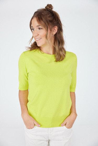 Lieblingsstück EP Halbarm Pullover mit Rippenbund Fabrikpreis