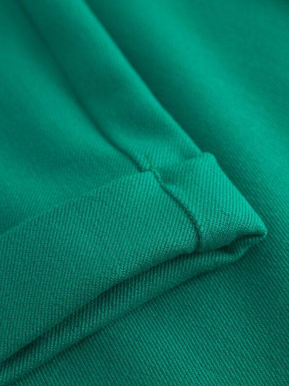 ﻿Mademoiselle YéYé Bundfaltenhose schmal zulaufend aus Gabardine Vierteljährliche Förderung