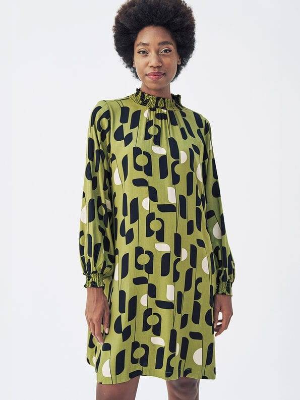 Mademoiselle YéYé A-Linien Kleid aus Ecovero by Lenzing Nur noch ein Tag übrig