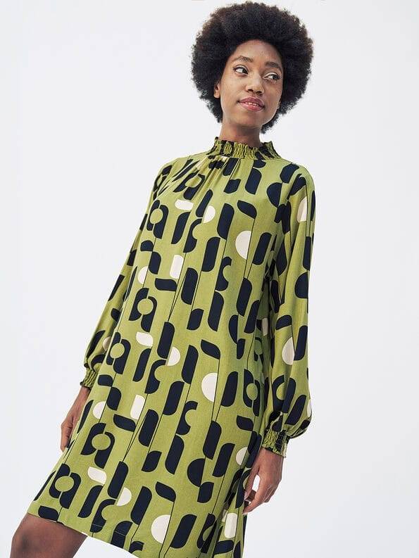 Mademoiselle YéYé A-Linien Kleid aus Ecovero by Lenzing Nur noch ein Tag übrig