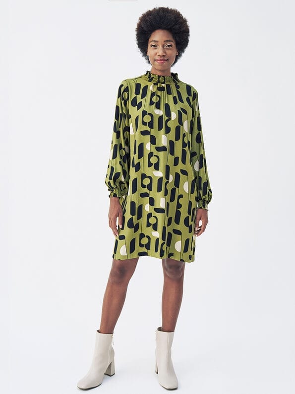 Mademoiselle YéYé A-Linien Kleid aus Ecovero by Lenzing Nur noch ein Tag übrig
