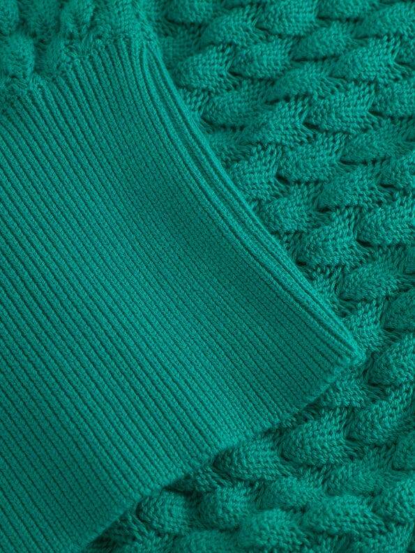 Mademoiselle YéYé Grobstrick Pullover aus Bio-Baumwolle Kostenloser Versand international