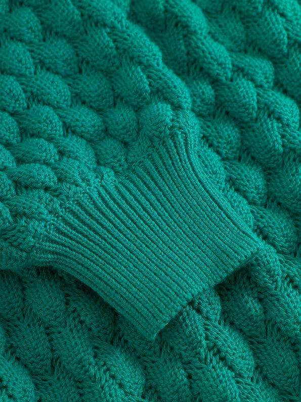 Mademoiselle YéYé Grobstrick Pullover aus Bio-Baumwolle Kostenloser Versand international