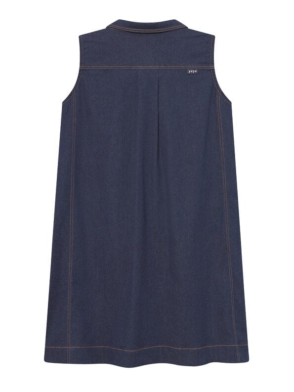 Mademoiselle YéYé Jeans Pinafore-Kleid mit Reißverschluss aus Bio-Baumwolle Online