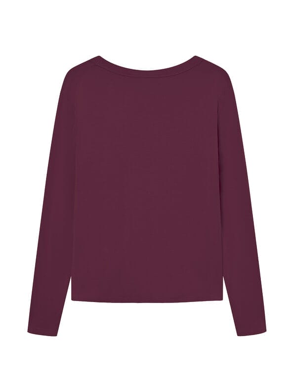 Mademoiselle YéYé Jersey Longsleeve mit V-Ausschnitt aus Ecovero by Lenzing Fabrikpreis