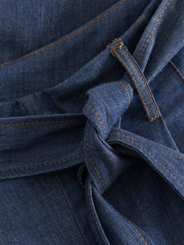 Mademoiselle YéYé Jeans Short mit weitem Bein aus Bio-Baumwolle Flash Sale