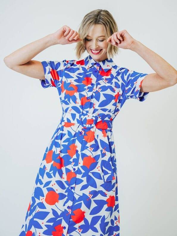 Mademoiselle YéYé Hemdblusenkleid aus Bio-Baumwolle Neueste Mode