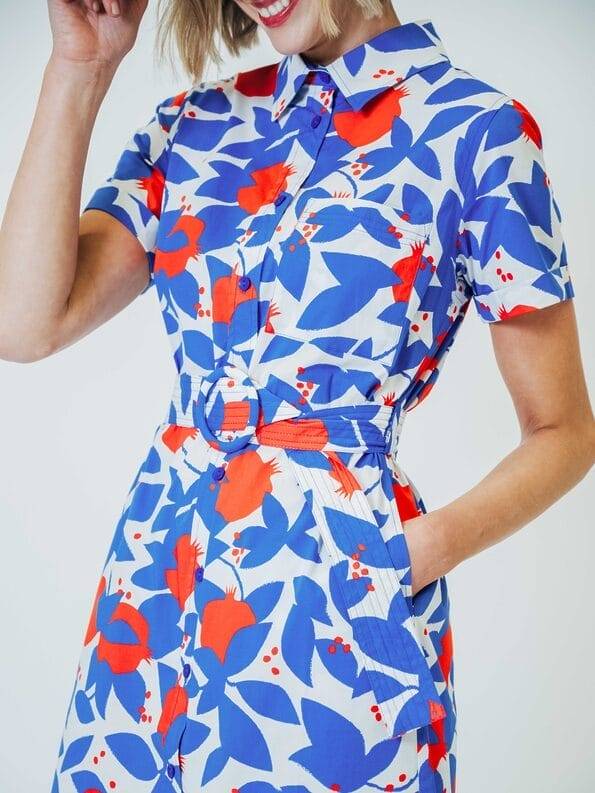 Mademoiselle YéYé Hemdblusenkleid aus Bio-Baumwolle Neueste Mode
