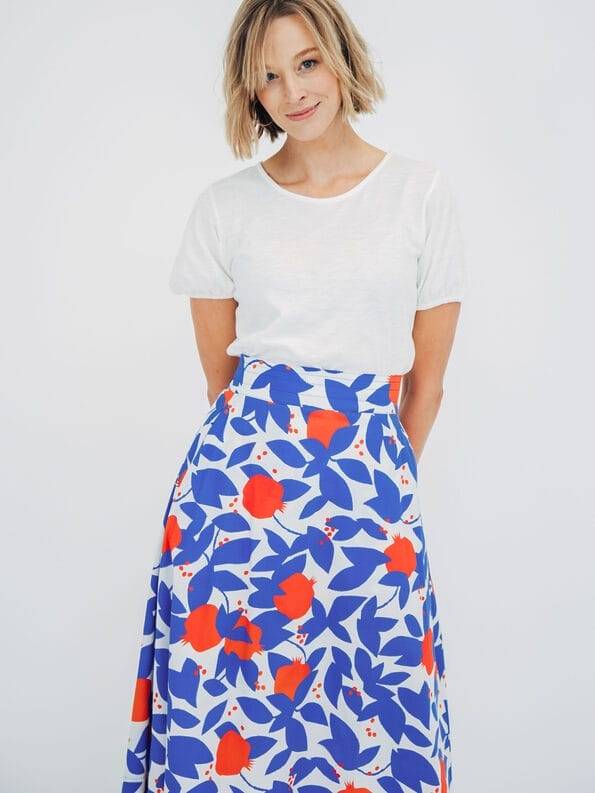 Mademoiselle YéYé Schwingender Rock aus Bio-Baumwolle Online Outlet
