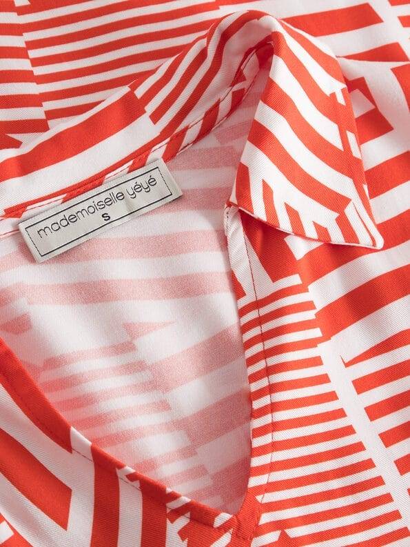 Mademoiselle YéYé Kleid mit V-Ausschnitt aus EcoVero by Lenzing Neuheiten