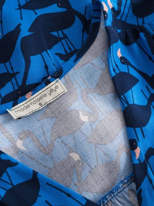 Mademoiselle YéYé Bluse mit Bindeband aus EcoVero by Lenzing Sonderangebote