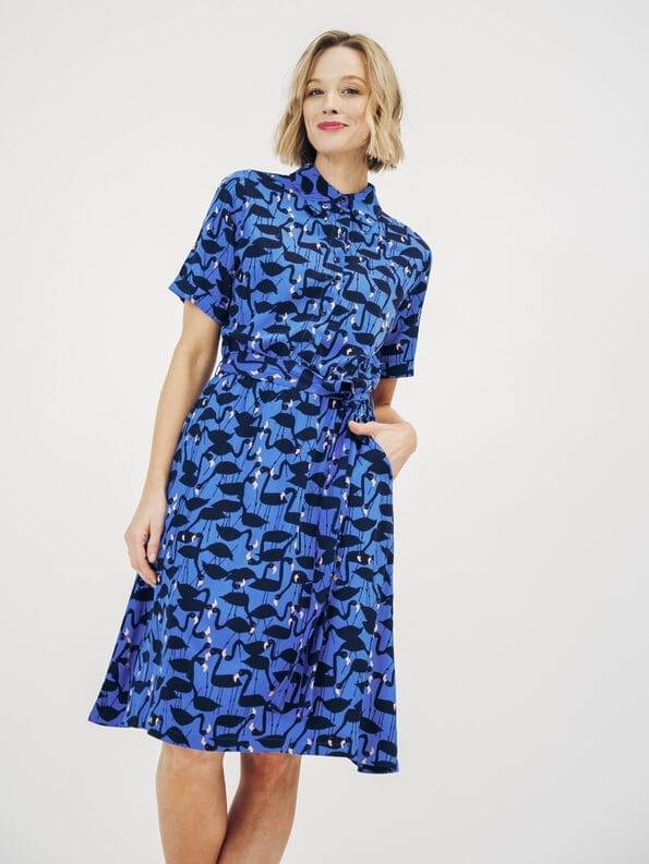 Mademoiselle YéYé Hemdblusenkleid aus EcoVero by Lenzing Tiefpreis