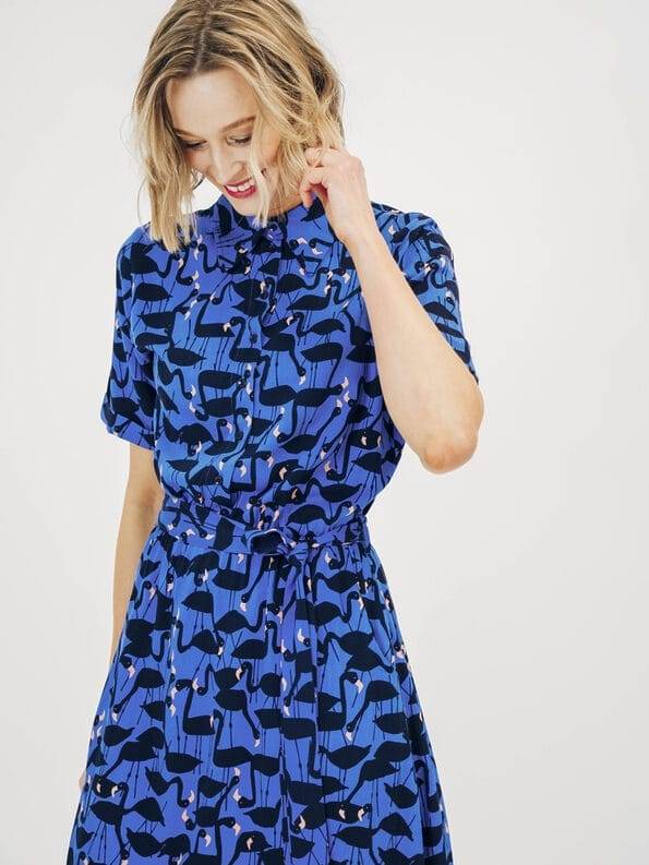 Mademoiselle YéYé Hemdblusenkleid aus EcoVero by Lenzing Tiefpreis