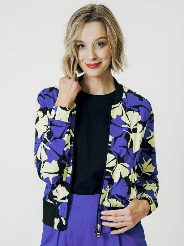 Mademoiselle YéYé Jersey Collegejacke aus EcoVero by Lenzing Super Sparpreis