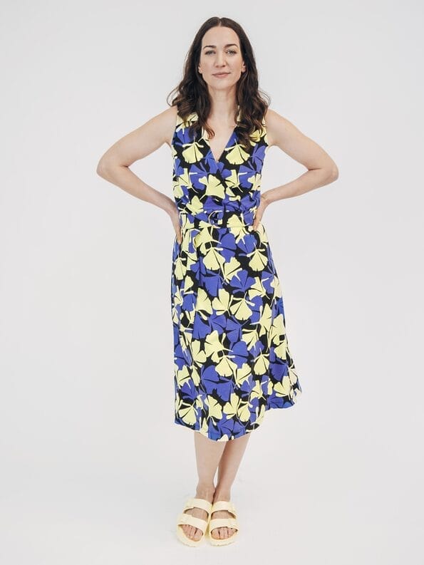 Mademoiselle YéYé Jerseykleid mit Kragen aus EcoVero by Lenzing Letzte 3 Tage