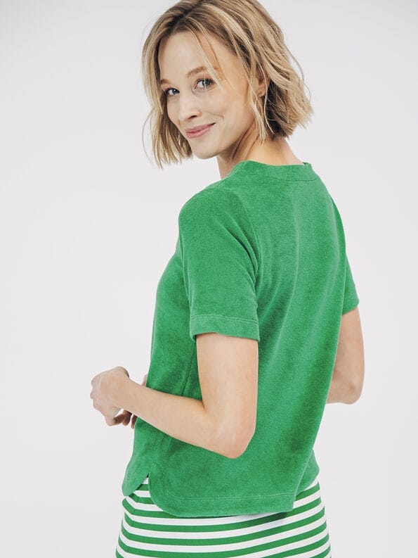 Mademoiselle YéYé Frottee T-Shirt aus Bio-Baumwolle Zeitbegrenzte Promotion