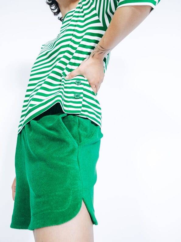 Mademoiselle YéYé Frottee Short aus Bio-Baumwolle Nur für heute