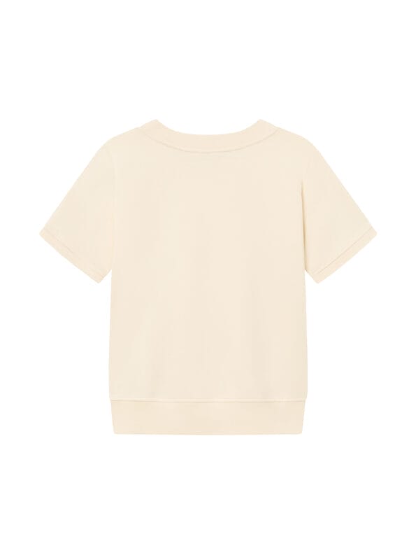 Mademoiselle YéYé Kurzarm Sweater aus Bio-Baumwolle Riesige Rabatte
