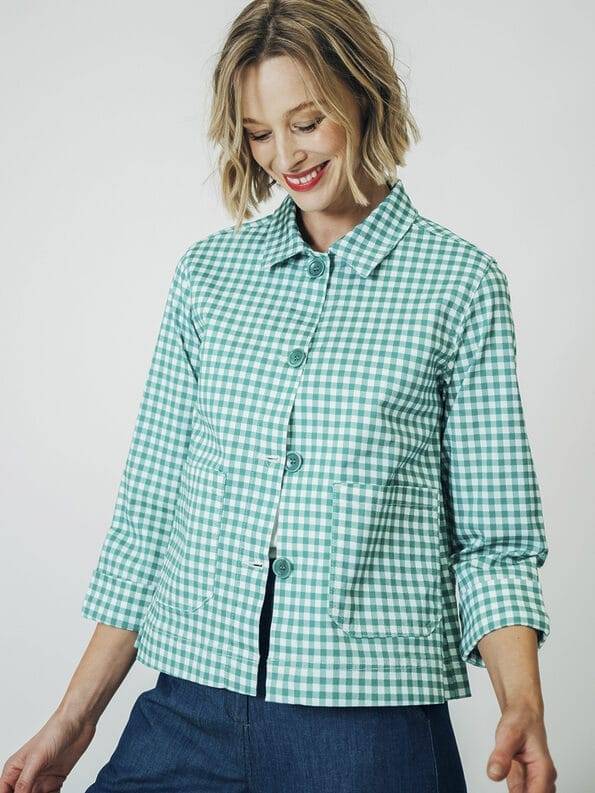 Mademoiselle YéYé Verkürzte Jacke aus Baumwolle Clearance-Verkauf