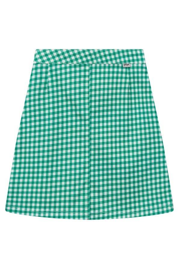Mademoiselle YéYé Minirock mit Knopfdetail aus Baumwolle Fabrikladen