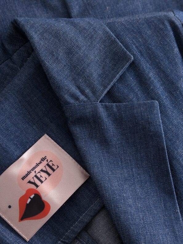 Mademoiselle YéYé Jeansblazer aus Bio-Baumwolle Begrenzt auf 3 Tage