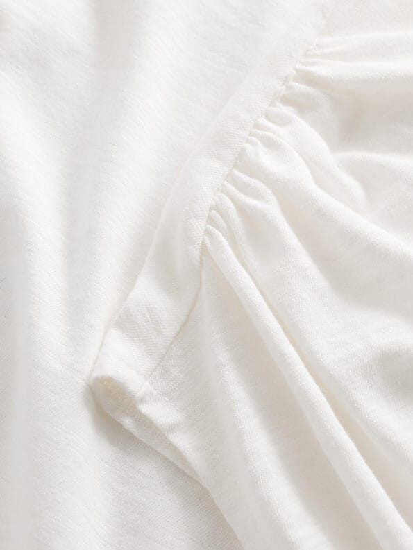 Mademoiselle YéYé Top mit Raffung aus Bio-Baumwolle Black Friday Preise