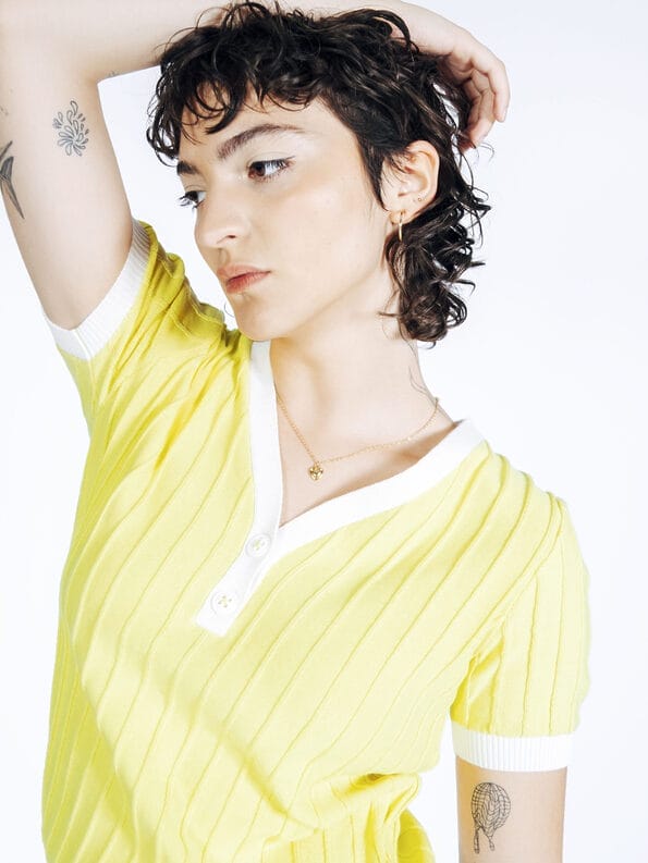 Mademoiselle YéYé Stricktop aus Bio-Baumwolle zollfrei