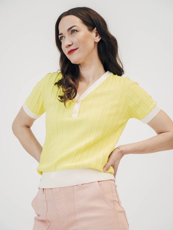 Mademoiselle YéYé Stricktop aus Bio-Baumwolle zollfrei