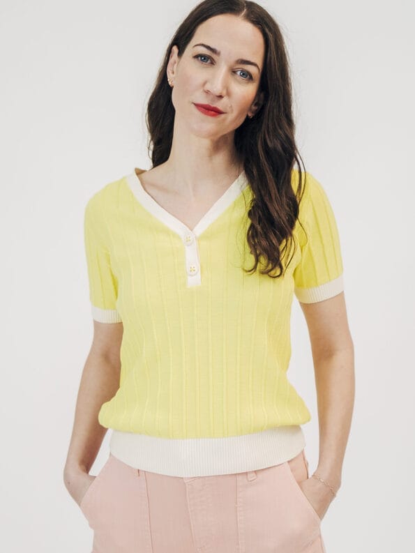 Mademoiselle YéYé Stricktop aus Bio-Baumwolle zollfrei