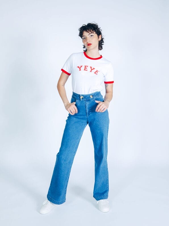 Mademoiselle YéYé T-Shirt aus Bio-Baumwolle Günstiger Verkauf