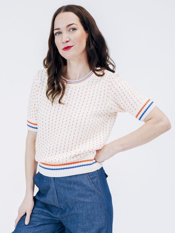 Mademoiselle YéYé Stricktop aus Bio-Baumwolle Kostenloser Versand