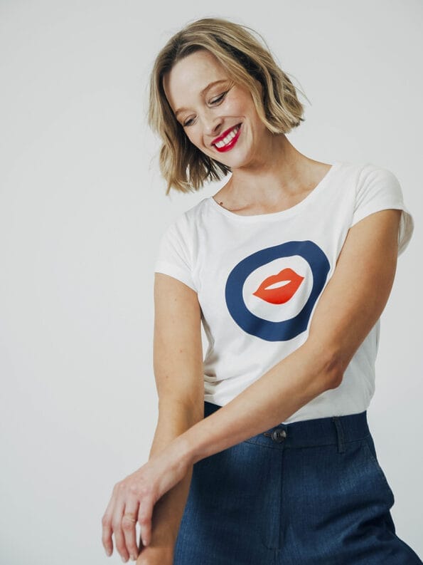 Mademoiselle YéYé T-Shirt aus Bio Baumwolle Großer Ausverkauf